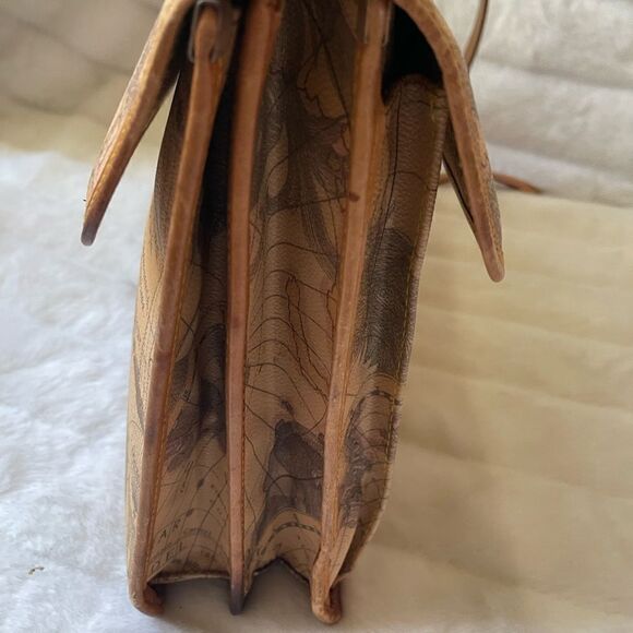 D Collection world classic  Vinyl and  leather office large shoulder bag - Picture 8 of 12